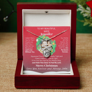 Personalized Gift For Wife -  Eternal Love Necklace - A Gift to Represent a Merry Christmas