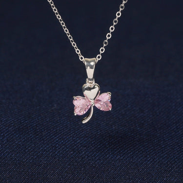 Tri-Heart Leaf Necklace