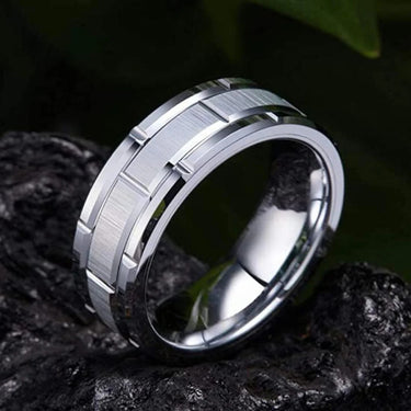 Brick Design Finger Ring