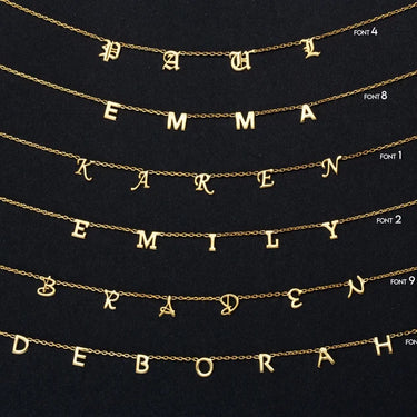 Initial Name Necklace