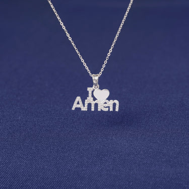 I Love Amen Necklace