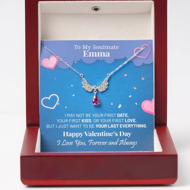 Personalized Gift For Soulmate - Demeter Wings Necklace - Happy Valentine's Day, Love You Forever and Always, Your Soulmate.