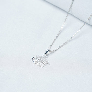 Graduation Stones Cap Necklace