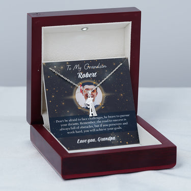 Personalized Gifts For Graduation - Successfully Graduated Necklace - Be Brave and Pursue Your Dreams, Happy Graduation.