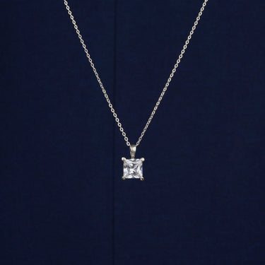 Personalized Gift For Soulmate - Classy Square Necklace - Happy Valentine's Day, Love You Forever and Always, Your Soulmate.