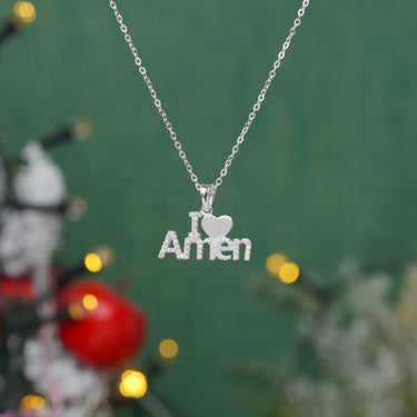 I Love Amen Necklace