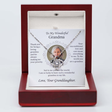 Personalized Gift For Grandmother - Love Knot - Send this gift to my Beloved Grandmother