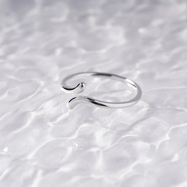 Elongated Teardrop Ring