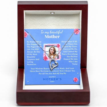 Personalized Gift For Mom - Forever Love Necklace - Happy Mother's Day 3, to My Beautiful Mother