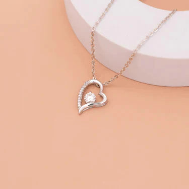 Forever Love Necklace - Personalized Gift For Soulmate - Happy Valentine's Day, Love You Forever and Always, Your Soulmate.