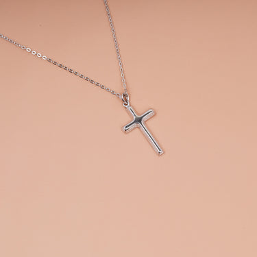 Cross Necklace, Snake Chain, Ball Chain, Gift for Husband, to My Husband