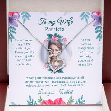 Personalized Gifts FromHusband To Wife - Fairy Heart - I'm so Lucky You're part of My Life