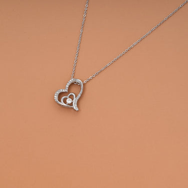 Personalized Gifts from Grooms to Mother in Law -  Dancing Heart Pendant Necklace - To the Mother of the Bride.