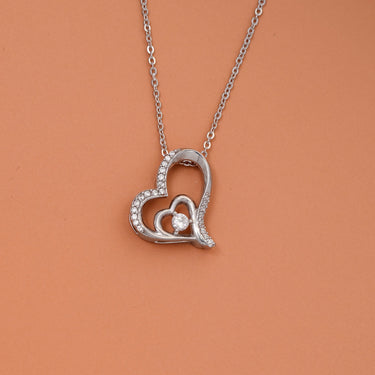 Dancing Heart Pendant Necklace