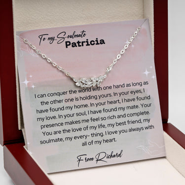 Personalized Gifts From Boyfriend To Girlfriend Gift - Cross Pendant Necklace - I Love You Always with All of My Heart