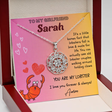 Personalized Gifts From Boyfriend To Girlfriend Gift - Sun Hill Pendant Necklace -  You are My Lobster