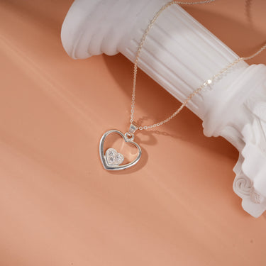 Heart in Heart Necklace