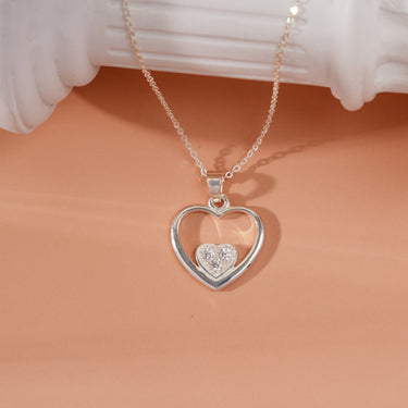 Heart in Heart Necklace