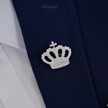 Personalized Gift from Wife to Husband - King Crown Lapel Pin - A Gift for My Husband on the Occasion of His 40th Wedding Anniversary