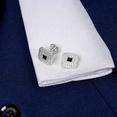 Square Gem Radiance Cufflinks