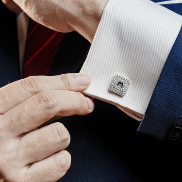 Square Gem Radiance Cufflinks