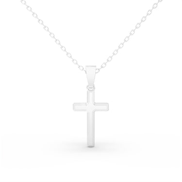 Personalized Gift For Dad - Cross Pendant Necklace - Happy Father's Day! To my Stepdad, From Your Grateful Son .