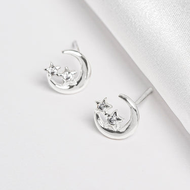 Crescent Moon Earring Set