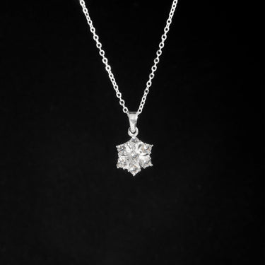 Minimalist Snowflake Necklace