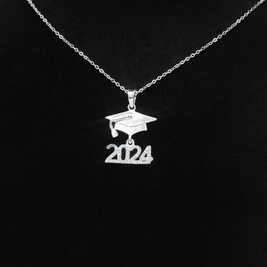 Grad Cap Charm Necklace