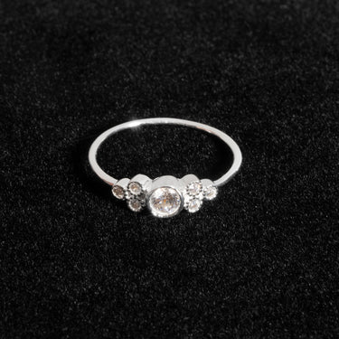 Starlit gemstone ring