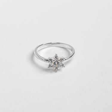 Sparkling Blossom Duo Ring