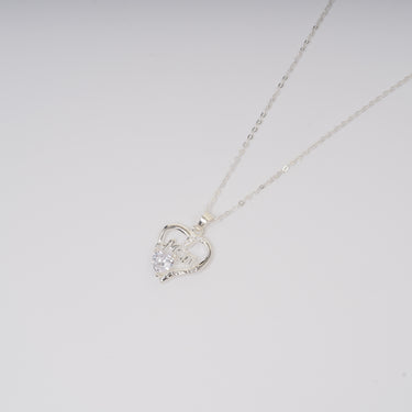 Personalized Gift from Groom to Mother In Law - I Love You Mom Heart Necklace - I am Happy Everyday