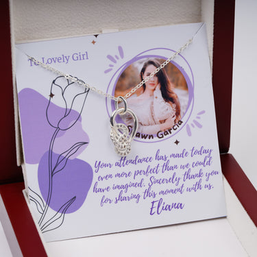 Personalized Gift from Brides to Friends - Eternal Connection - Thank You For Sharing This Moment with Us