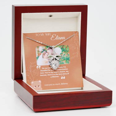 Personalized Gift from Husband to Wife - Eternal Love Necklace - 20th Wedding Anniversary Gift