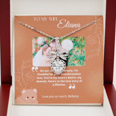 Personalized Gift from Husband to Wife - Eternal Love Necklace - 20th Wedding Anniversary Gift