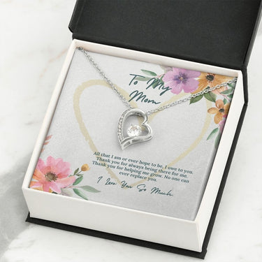 Forever Love necklace, Gift for Mom, Happy Mother's Day to the woman whose love knows no bounds. You are my greatest treasure.