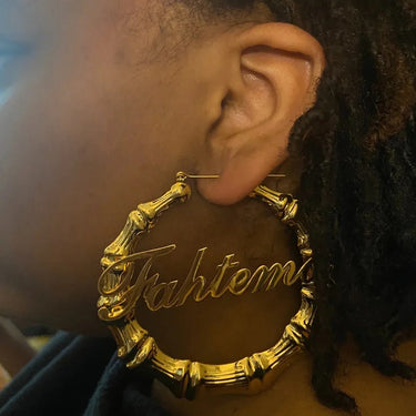 Personalized Nameplate Earrings