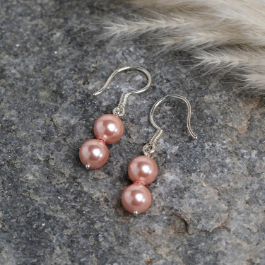 Simple Pearl Drop Earrings