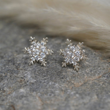 Sparkling Snow Earrings