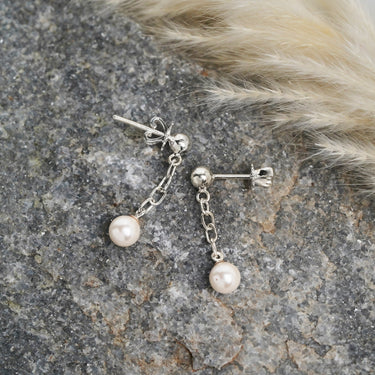 Tiny Pearl Earrings