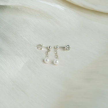 Tiny Pearl Earrings