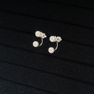 Two-in-One Pearl Earrings