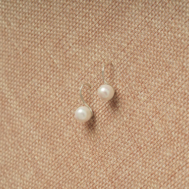 Minimalist Pearl Earrings