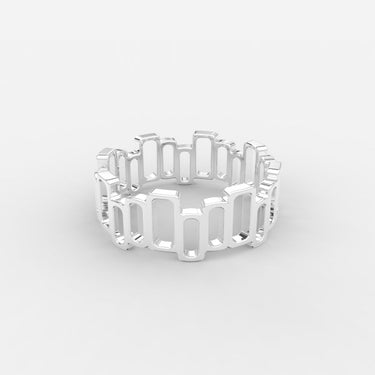 Link Statement Band Ring