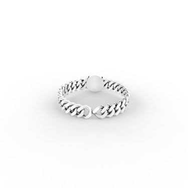 Chain Smile Face Ring