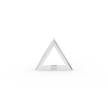 Triangle with Crystal Dot Necklace