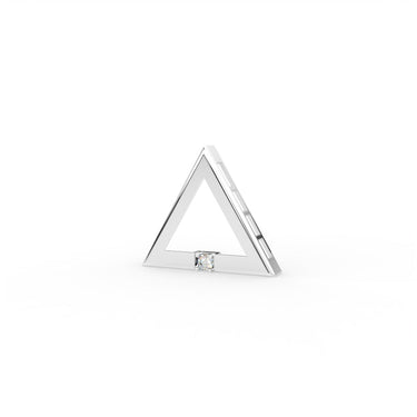 Triangle with Crystal Dot Necklace